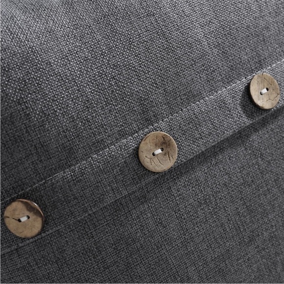 Farmhouse Mid Century Modern Bohemian Decorative Grey Linen Pillow Case Cover - Picture 3 of 15